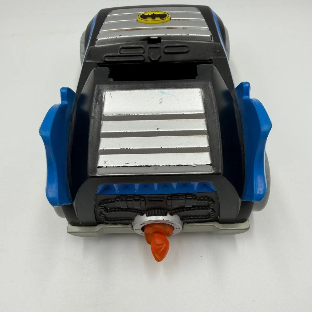 Mattel 2007 Batman Batmobile Toy Car Black‎ Blue M5650 DC Comics Action Vehicle